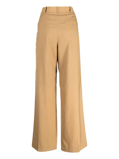 Straight-Leg Wool Trousers