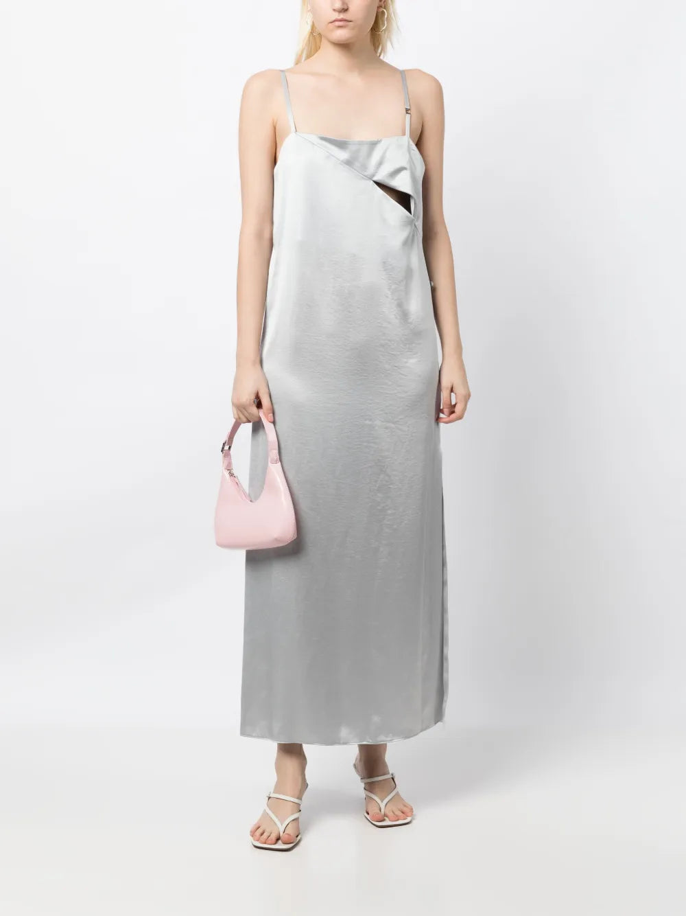 Cut-Out Sleeveless Midi Dress