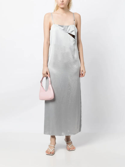 Cut-Out Sleeveless Midi Dress