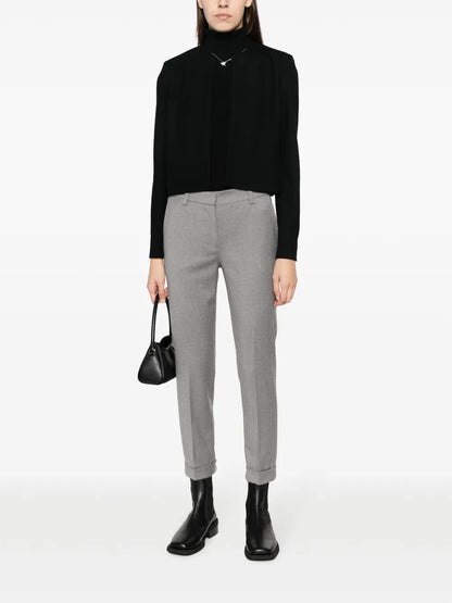 Open-Front Wool Jacket