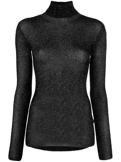 Izzi Semi-Sheer Lurex Jumper