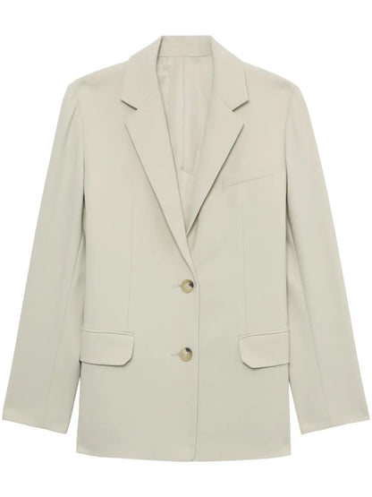 Tailored Single-Breasted Blazer