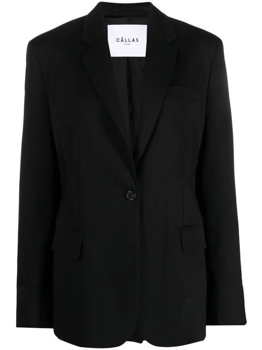 Denis Tailored Single-Breasted Blazer
