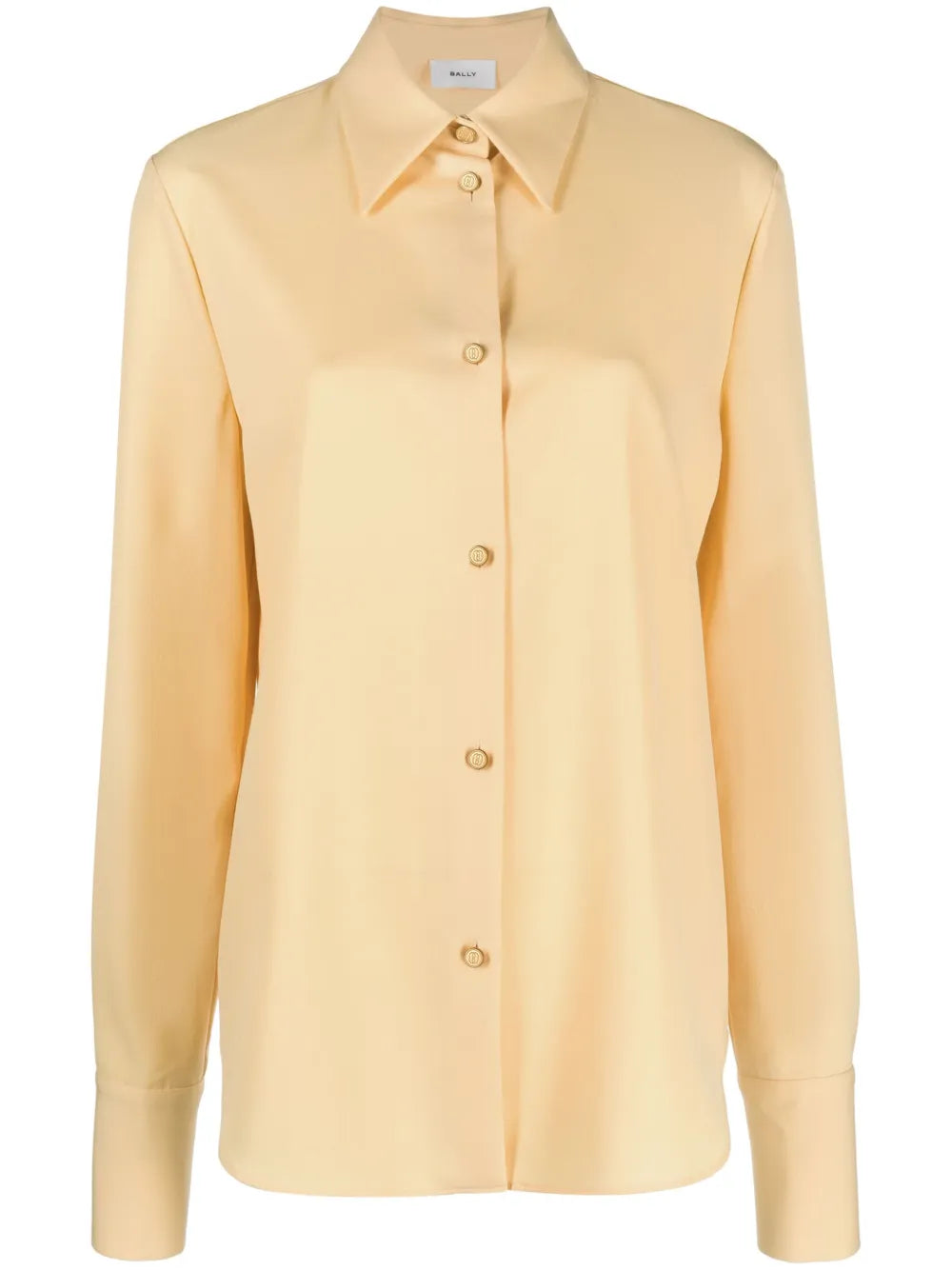 Long-Sleeve Piqué Shirt