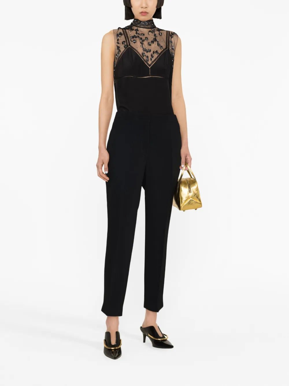 Tailored Cropped Trousers