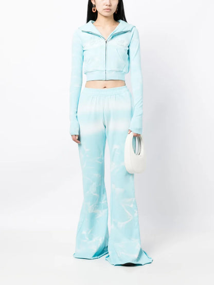 Tie-Dye Print Cotton Jacket