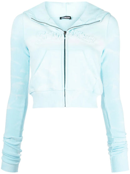 Tie-Dye Print Cotton Jacket