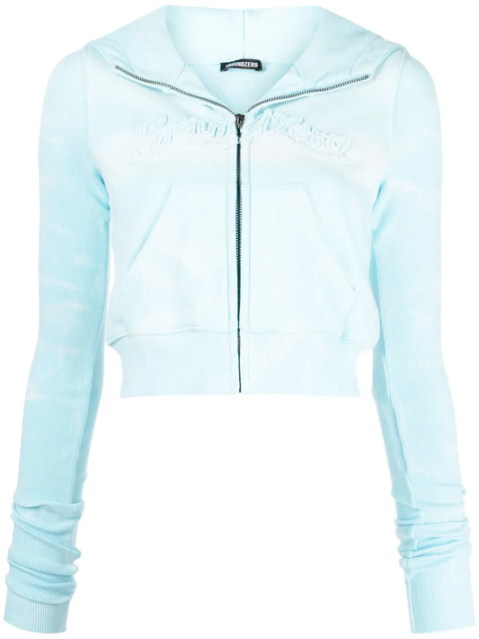 Tie-Dye Print Cotton Jacket