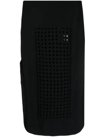 Woven Midi Skirt