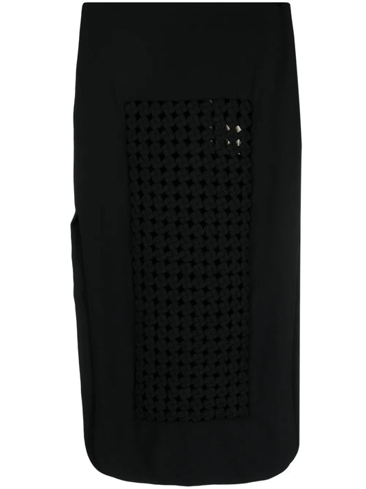 Woven Midi Skirt