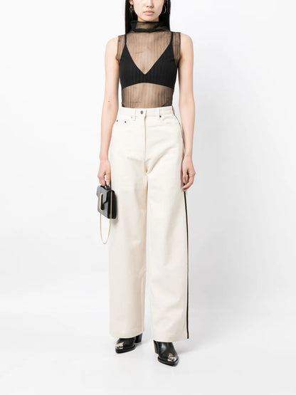 High-Rise Wide-Leg Jeans