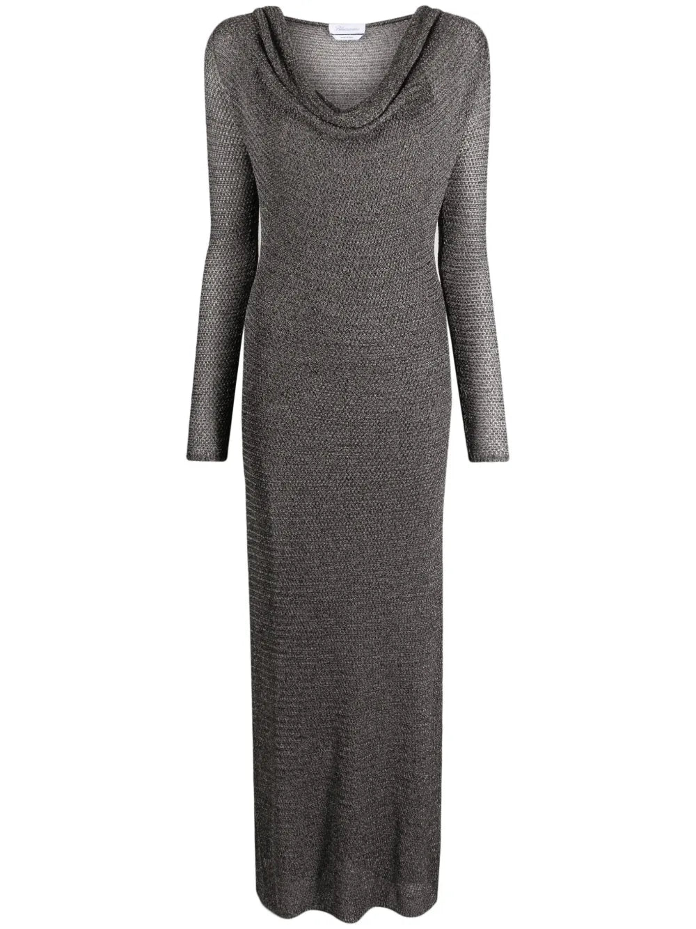 Cowl-Neck Maxi Dress