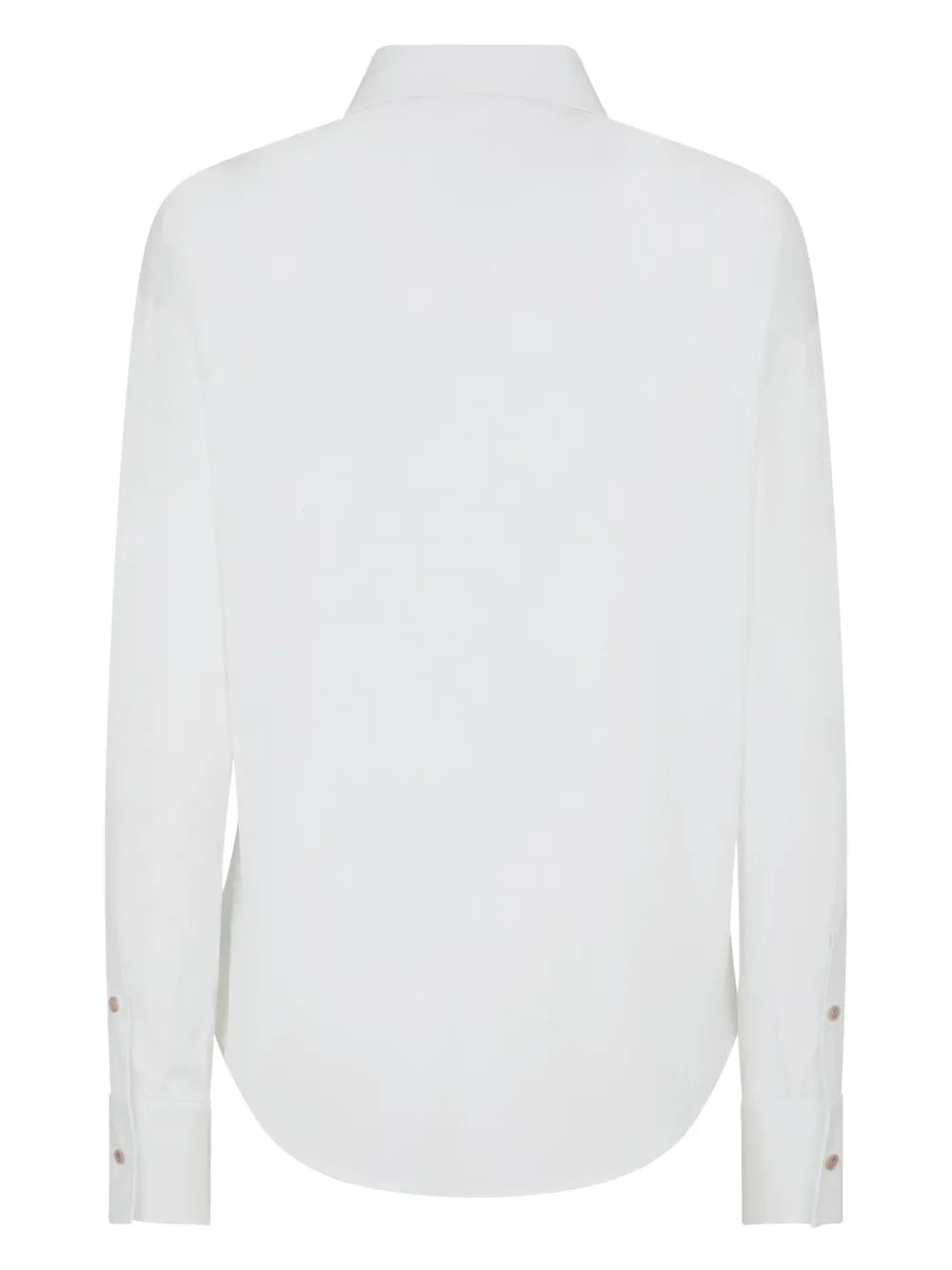 Spread-Collar Cotton Shirt
