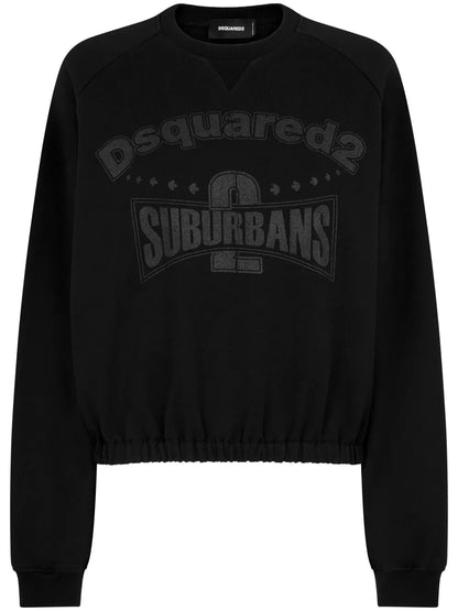 Graphic-Print Cotton Sweatshirt