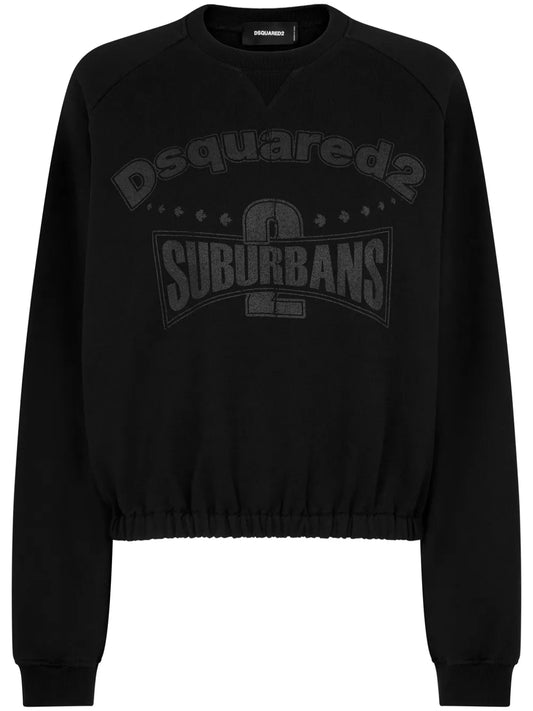 Graphic-Print Cotton Sweatshirt