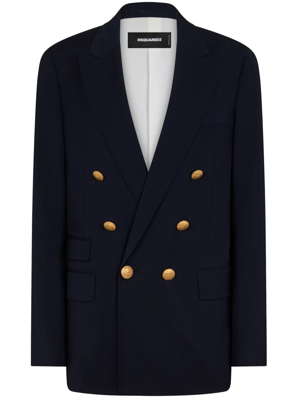 Double-Breasted Virgin Wool Blazer