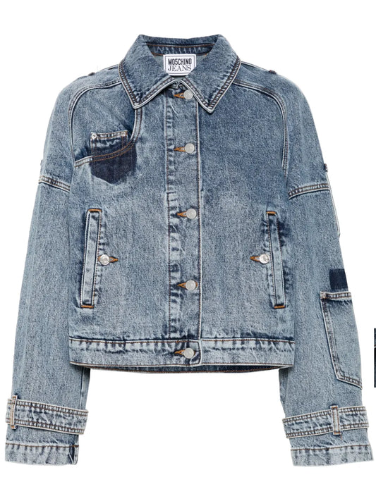 Logo-Engraved Buttons Jacket