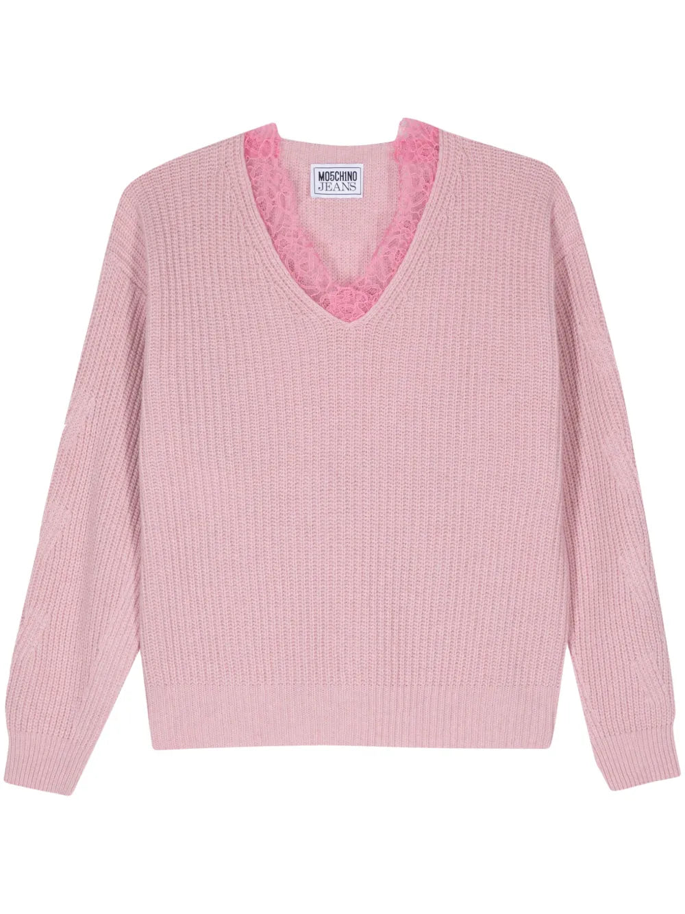 Lace-Detail Sweater