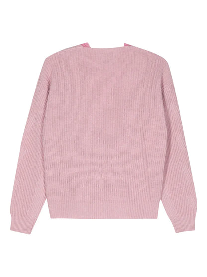 Lace-Detail Sweater