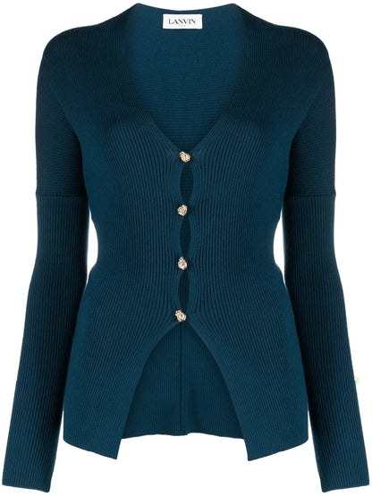 Merino Wool-Blend Cardigan