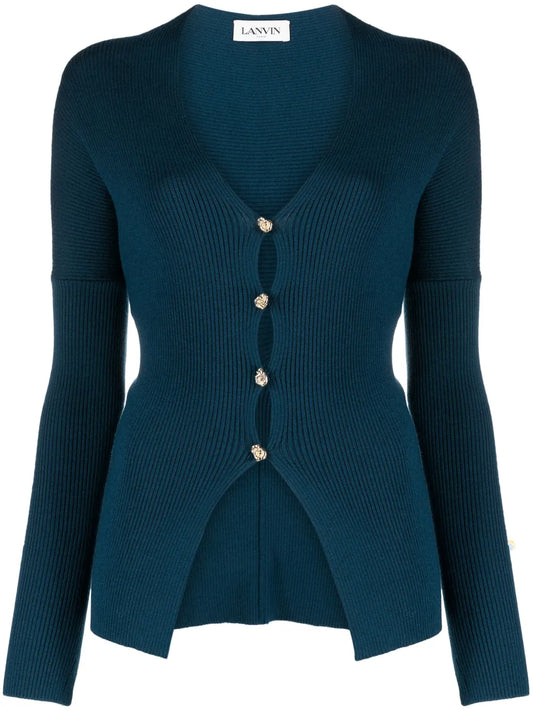 Merino Wool-Blend Cardigan