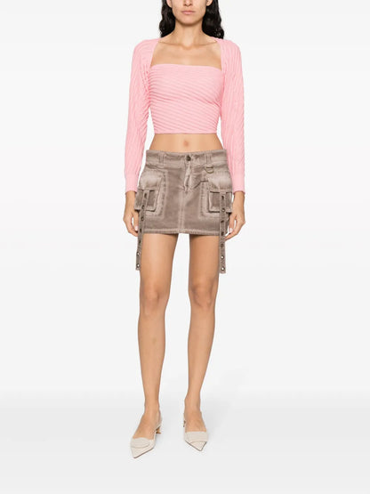 Marianne Mangas Ribbed-Knit Jumper