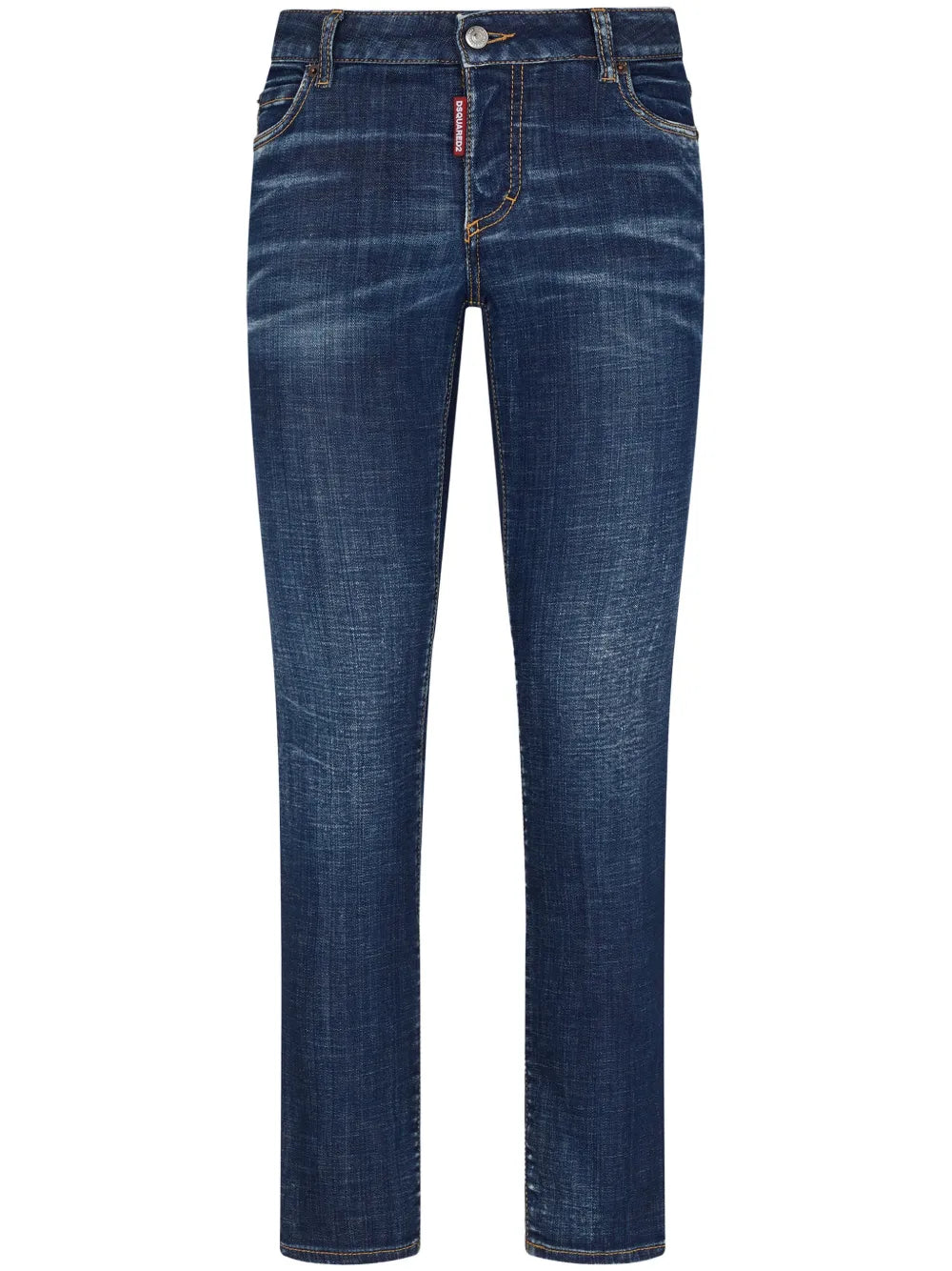 Low-Rise Slim-Cut Jeans