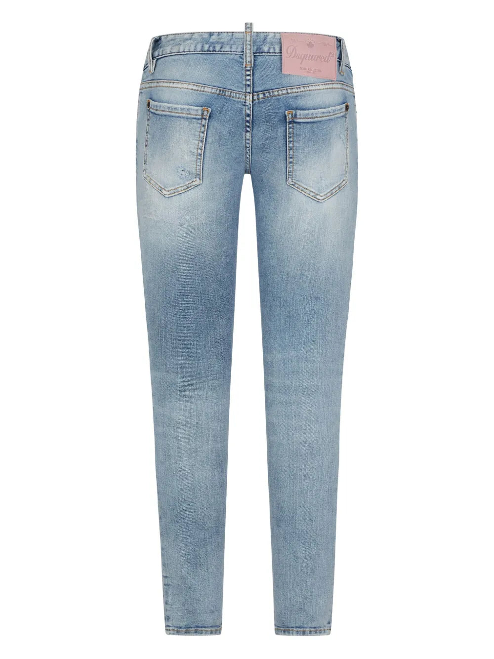 Distressed Tapered Jeans