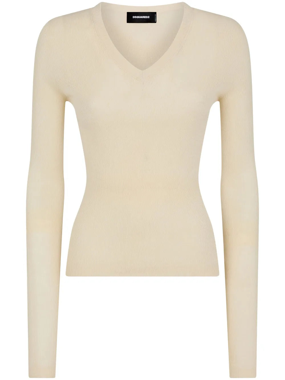 Slim-Cut Ribbed-Knit Jumper