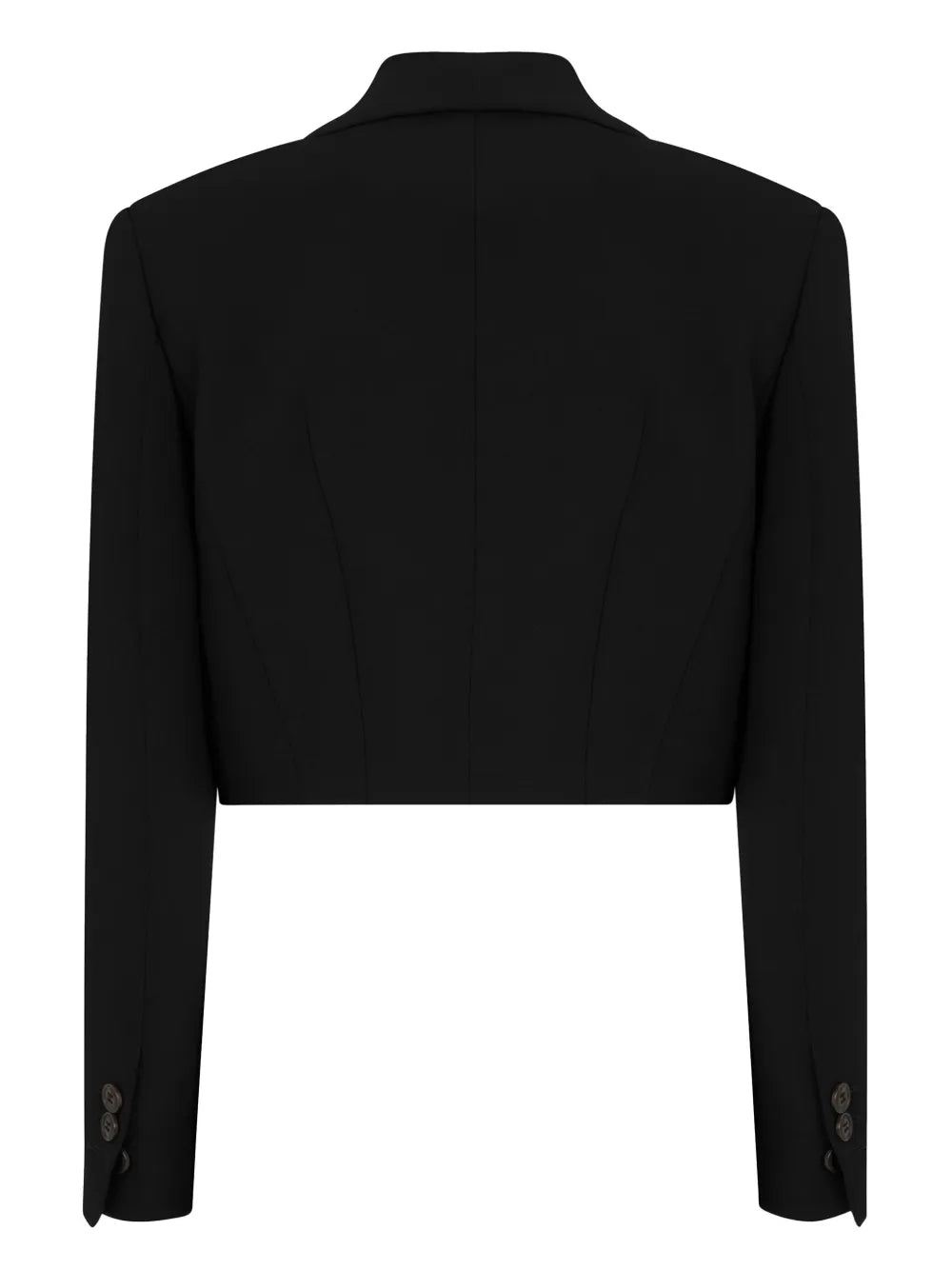 Logo-Plaque Cropped Blazer