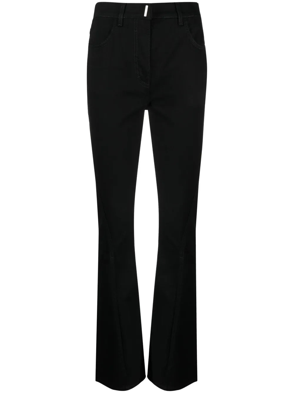 High-Waisted Flared Jeans