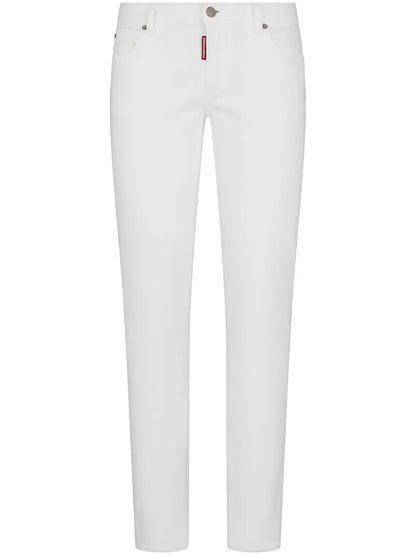 Low-Rise Slim-Cut Jeans