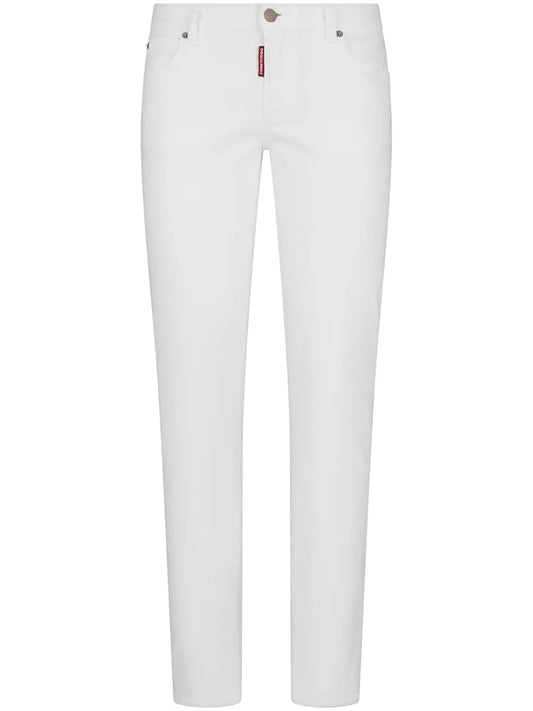Low-Rise Slim-Cut Jeans