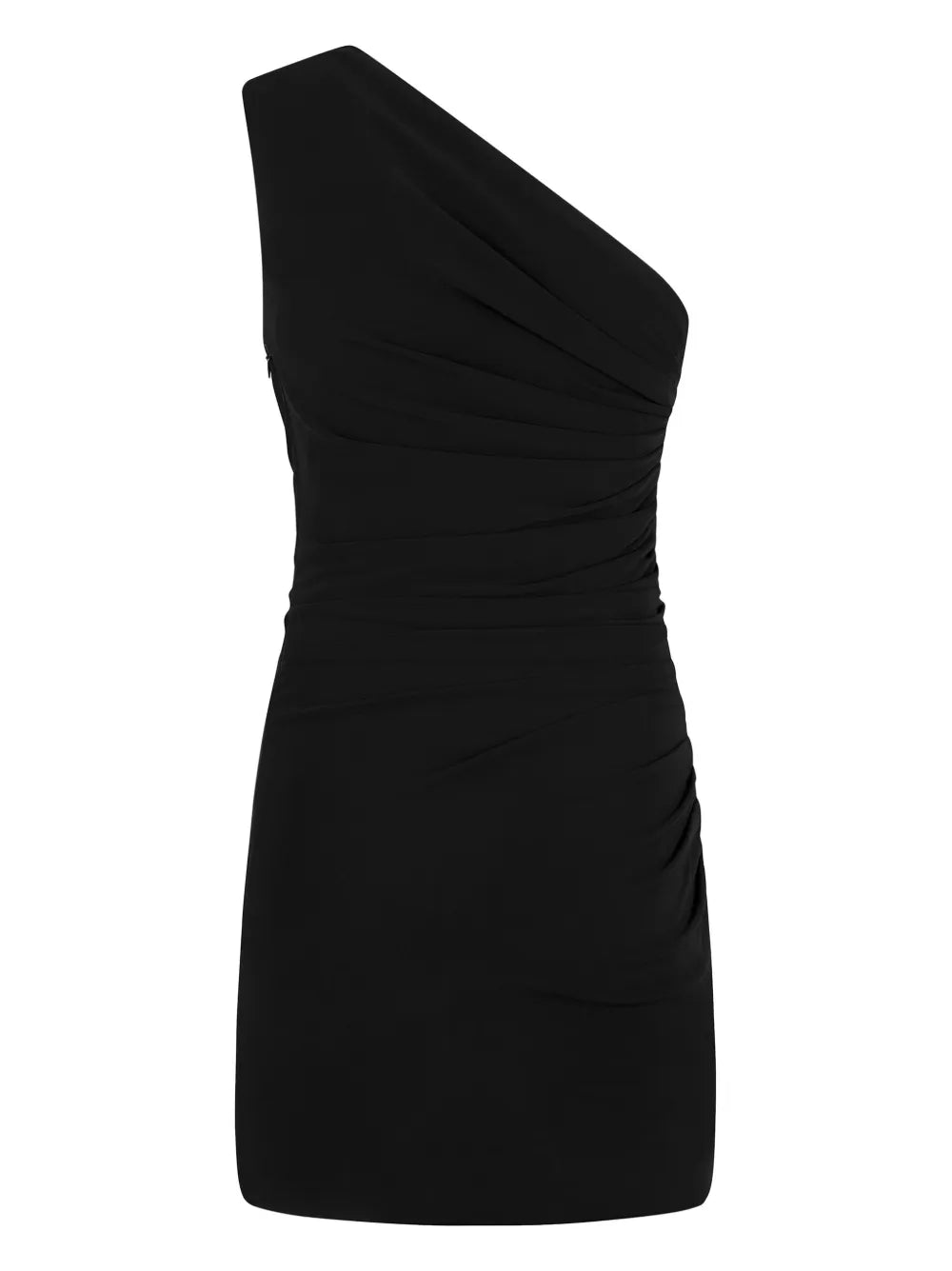 Ruched One-Shoulder Minidress