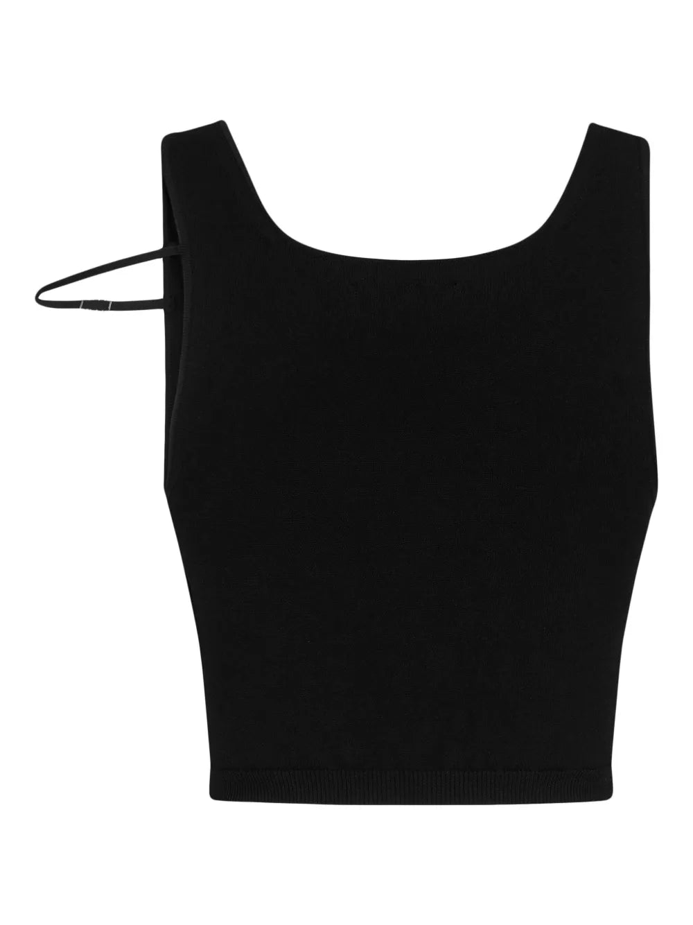 Logo-Plaque U-Neck Tank Top