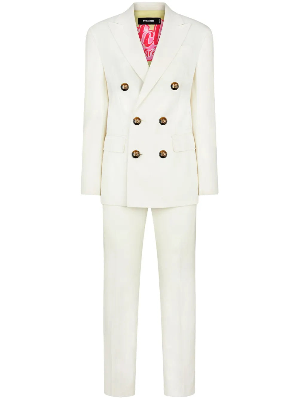 Double-Breast Notched-Lapel Suit