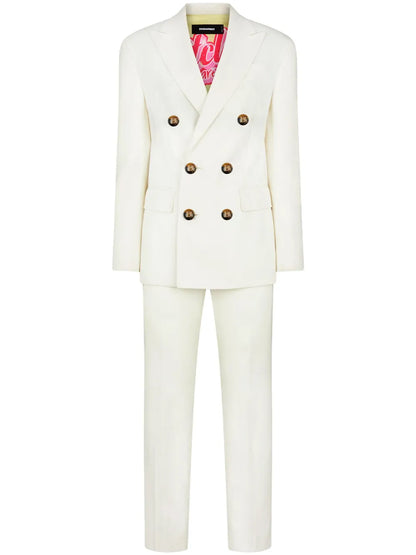 Double-Breast Notched-Lapel Suit