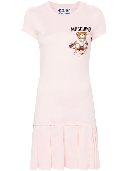 Logo-Print Mini Dress