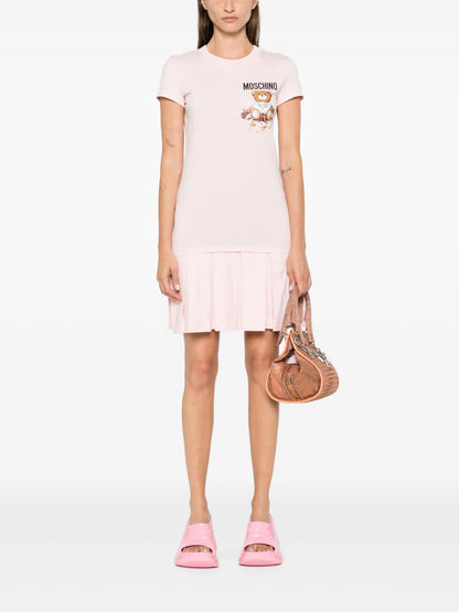 Logo-Print Mini Dress