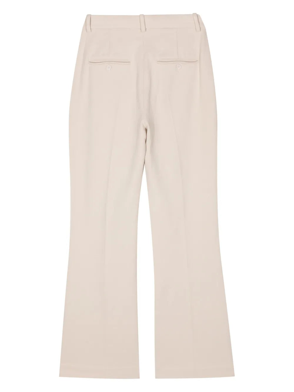 Pressed-Crease Wide-Leg Trousers