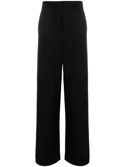 Wide-Leg Tailored Trousers