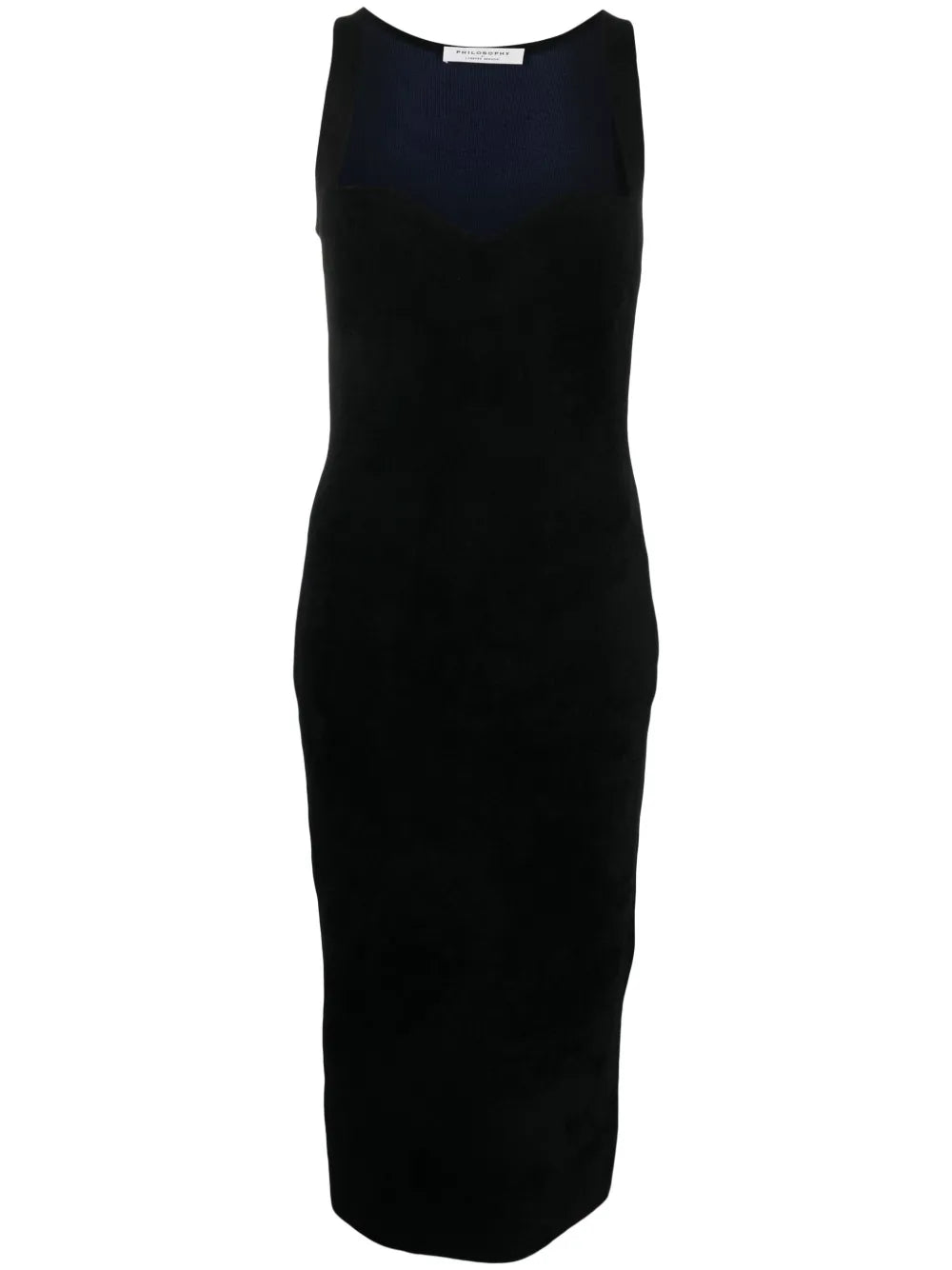 Sweetheart-Neck Sleeveless Dress