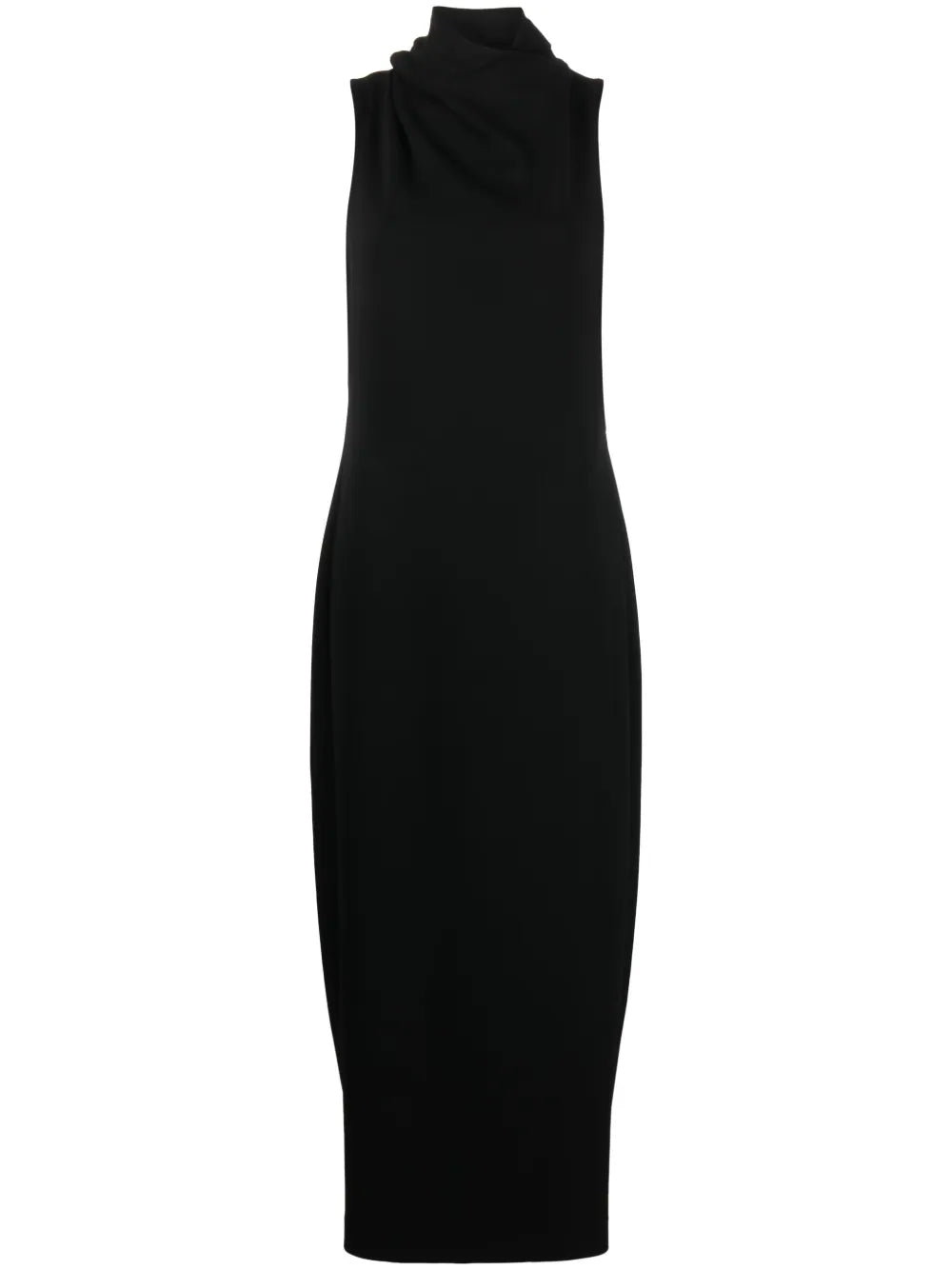 Cowl-Neck Sleeveless Maxi Dress