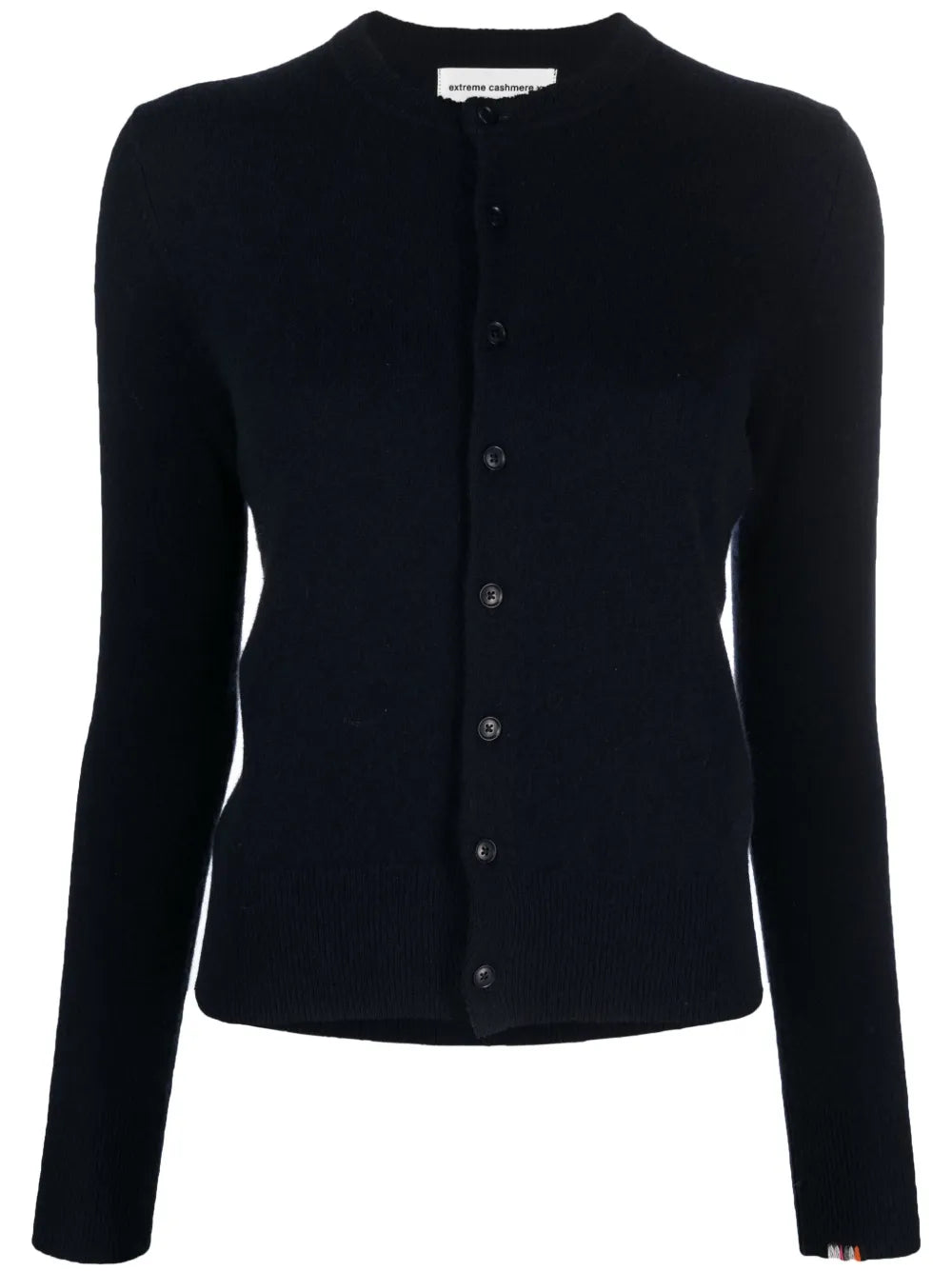 Round-Neck Cashmere Cardigan