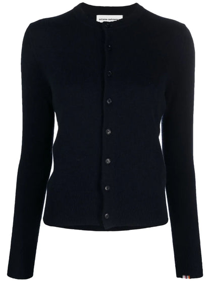 Round-Neck Cashmere Cardigan