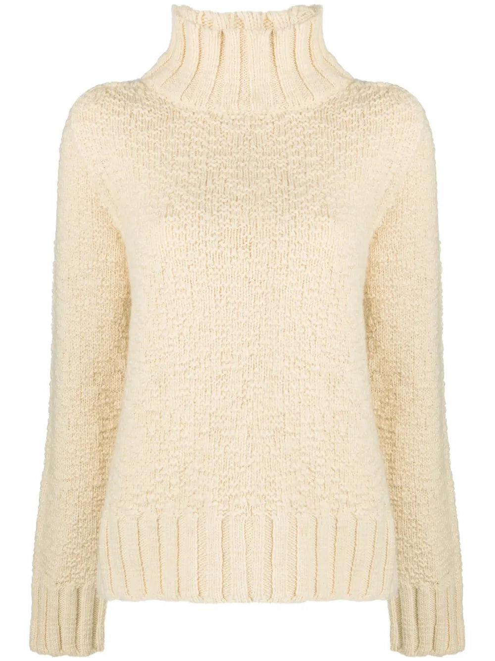 High-Neck Wool Jumper