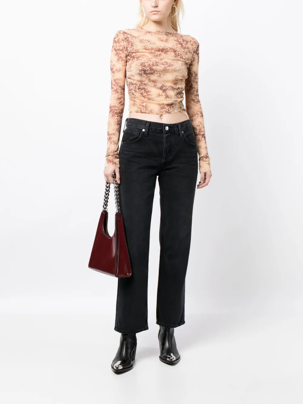 Neve Organic Cotton Cropped Jeans