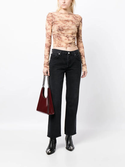 Neve Organic Cotton Cropped Jeans