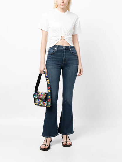 Lilah Stonewashed Bootcut Jeans