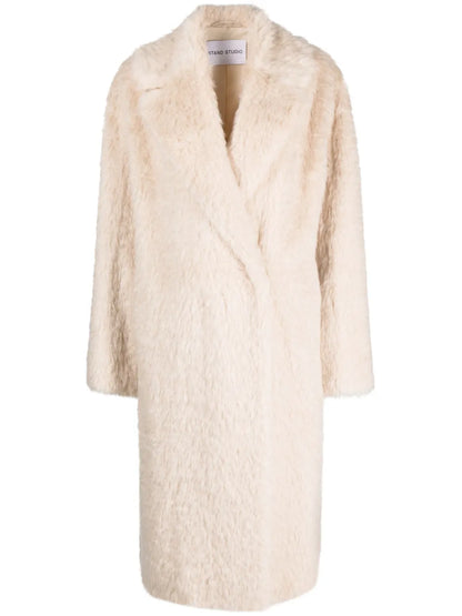 Long Faux-Fur Coat